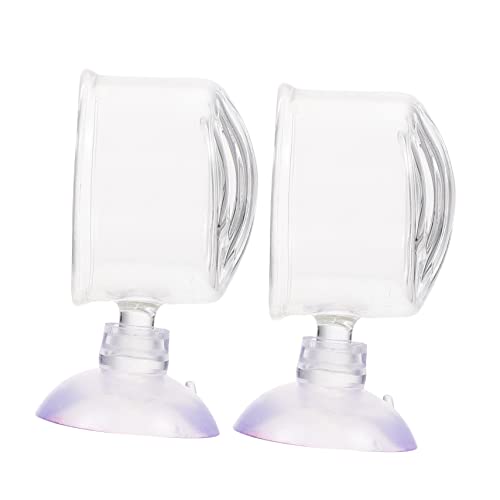 Yardwe Fütterungswerkzeug Für Aquarien 2 Stück Glas-futterspender Glatt Und Sicher Für Fische Ideal Für Süßwasser Yardwe Fütterungswerkzeug Für Aquarien 2 Stück Glas-futterspender Glatt Und Sicher Für Fische Ideal Für Süßwasser von Yardwe