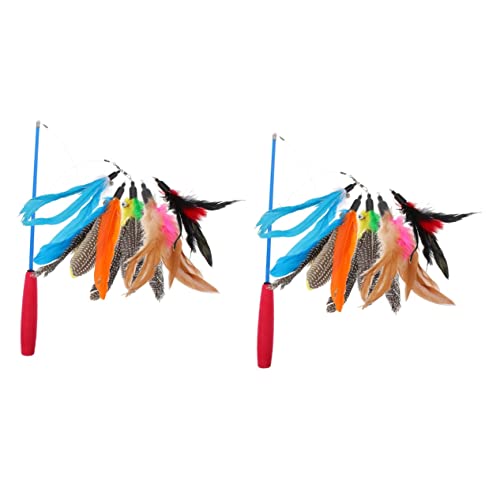 Yardwe 2sätze Katzen Teaser Angel Mit Teleskopierbarem Stab Interaktives Spielzeug Zur Aktivierung Von Jagdinstinkten Für Katzen Leicht Und Tragbar Für Spiel Und Spaß Yardwe 2sätze Katzen Teaser Angel Mit Teleskopierbarem Stab Interaktives Spielzeug Zur Aktivierung Von Jagdinstinkten Für Katzen Leicht Und Tragbar Für Spiel Und Spaß von Yardwe