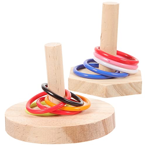 Yardwe 2satz Papagei Spielzeug Vogel Intelligenz Verbessern Werkzeug Papageienspielzeug Sittichspielzeug Nymphensittichspielzeug Holzspielzeug Für Papageien Sittiche Und Nymphensittiche von Yardwe