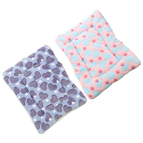 Yardwe 2 Stück Bettmatte für Kleintiere selbst Hundebett Bequemes Kissen Haustierdecke Katze matratze Pads Welpendecken Schlafbett für Katzen Hund schlafmatte Baumwolle Zufällige Farbe Yardwe 2 Stück Bettmatte für Kleintiere selbst Hundebett Bequemes Kissen Haustierdecke Katze matratze Pads Welpendecken Schlafbett für Katzen Hund schlafmatte Baumwolle Zufällige Farbe von Yardwe