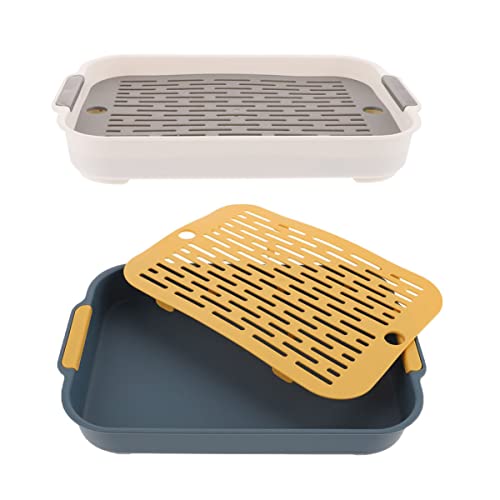 Yardwe 2stücke Kleintier-Toilette Für Kaninchen Meerschweinchen Und Hamster Waschbare Langlebige -Toilette Mit -Matte Für Stressfreies Reinigen Und Komfortable Nutzung Yardwe 2stücke Kleintier-Toilette Für Kaninchen Meerschweinchen Und Hamster Waschbare Langlebige -Toilette Mit -Matte Für Stressfreies Reinigen Und Komfortable Nutzung von Yardwe