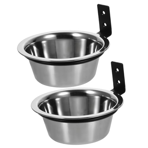 Yardwe 2 Stück Erhöhter Futter und Wasserspender für Kleine Haustiere Verstellbare für Bequemes Fressen Platzsparendes Design von Yardwe