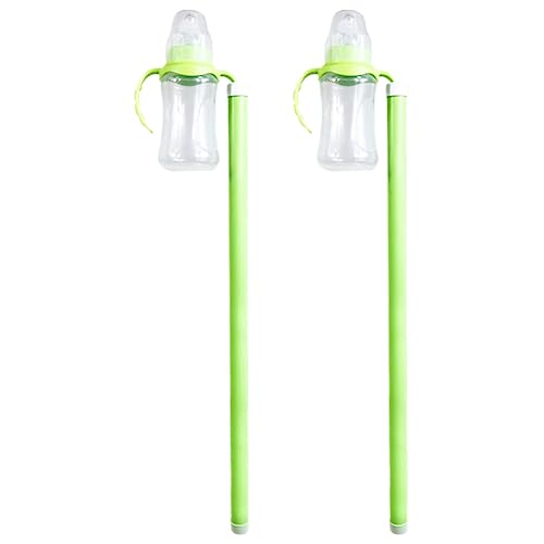 Yardwe 2 Stück Fischfutterflaschen Mit Stangen Aquarium-Karpfen-Futterspender Fischfutter-Futterspender Für Kleine Fische Schildkrötenbecken (180 Ml) von Yardwe