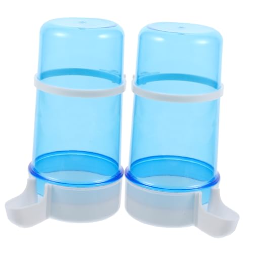Yardwe 2 Stück Futterautomat Für Haustiere Hamsterschale Automatischer Hamsterfutterautomat Schüssel Fütterung Spender Klein Automatische Feeder Futterautomat Für Hamster Blue von Yardwe