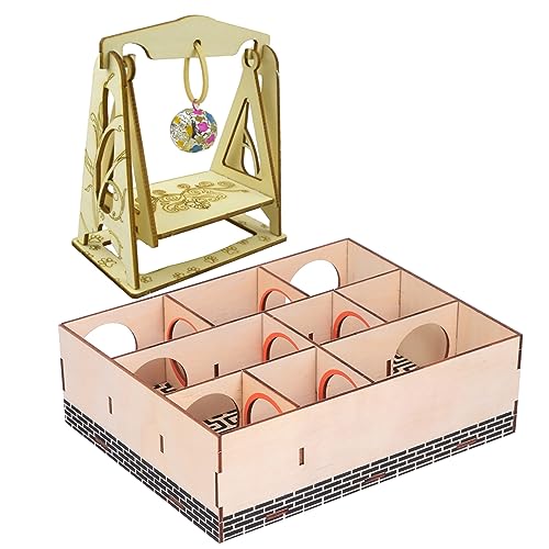 Yardwe Zwerghamsterkäfig Magnetisch 2 Stück Hamsterhaus Natürliches Versteck Katzentunnel Spielzeughaus Yardwe Zwerghamsterkäfig Magnetisch 2 Stück Hamsterhaus Natürliches Versteck Katzentunnel Spielzeughaus von Yardwe