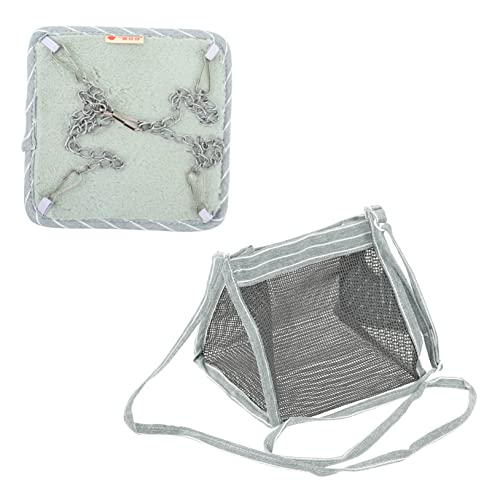 Yardwe 2stücke Hamster Tragetasche Für Kleine Haustiere Atmungsaktive Reise-Tasche Mit Hängematte Für Ausflüge Mit Chinchilla Meerschweinchen Und Anderen Kleintieren von Yardwe