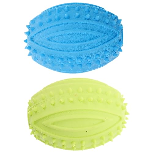 Yardwe 2 Stück Hundeball Quietscher für Kleine Kauspielzeug für Welpen für Training und Tägliche Unterhaltung Fördert Bewegung und Spaß von Yardwe