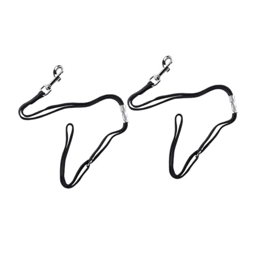 Yardwe 2 Stück Hundepflegeleine Lasso Bausatz Gürtel Balsam und Leine Pfote Kabel Schönheitstisch für Haustiere Haustierpflege Zubehör Haustierpflegeseil Hundepflegegeschirr Leine Black von Yardwe