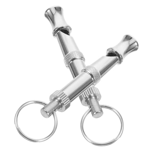Yardwe 2 Stück Hundetraining Pfeife Welpe Hundepfeife Zurückrufen Pfeife Aus Metall Pfeife Für Hunde Tonpfeife Haustierpfeife Silver Yardwe 2 Stück Hundetraining Pfeife Welpe Hundepfeife Zurückrufen Pfeife Aus Metall Pfeife Für Hunde Tonpfeife Haustierpfeife Silver von Yardwe