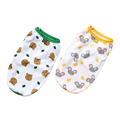 Yardwe 2 Stück Hundeweste Westen Vlies Kleine Hundemäntel Züchten Dackel Welpe Haustierhund Bausatz Balsam Kleidung Weste Für Haustier Haustierweste Hundeversorgung Polyester Yardwe 2 Stück Hundeweste Westen Vlies Kleine Hundemäntel Züchten Dackel Welpe Haustierhund Bausatz Balsam Kleidung Weste Für Haustier Haustierweste Hundeversorgung Polyester von Yardwe