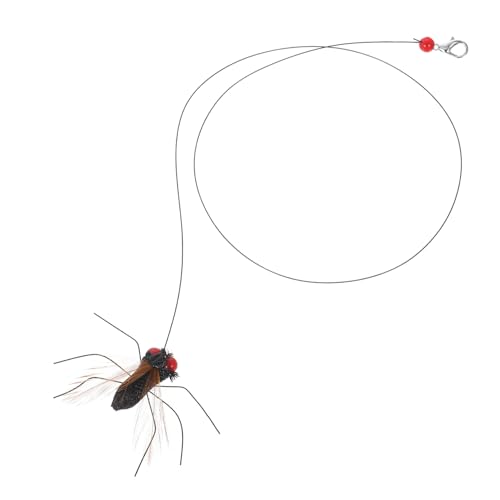 Yardwe 2 Stück Interaktive Ersatzköpfe für Katzenangel mit Realistischen Insekten Fördert das Jagdverhalten Beim Drinnen Yardwe 2 Stück Interaktive Ersatzköpfe für Katzenangel mit Realistischen Insekten Fördert das Jagdverhalten Beim Drinnen von Yardwe