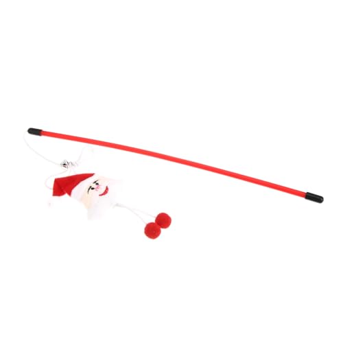 Yardwe Interaktives Haustierspielzeug Katzenspielzeug Interaktives Für Hauskatzen Weihnachtsmann-Design Katzenspielzeug Zum Necken Yardwe Interaktives Haustierspielzeug Katzenspielzeug Interaktives Für Hauskatzen Weihnachtsmann-Design Katzenspielzeug Zum Necken von Yardwe