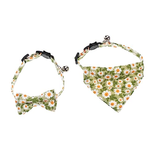Yardwe 2stücke - Mit Schleife Verstellbares Atmungsaktives Katzenschmuck-Accessoire Für Kätzchen Und Für Feste Fotos Und Täglichen Gebrauch von Yardwe