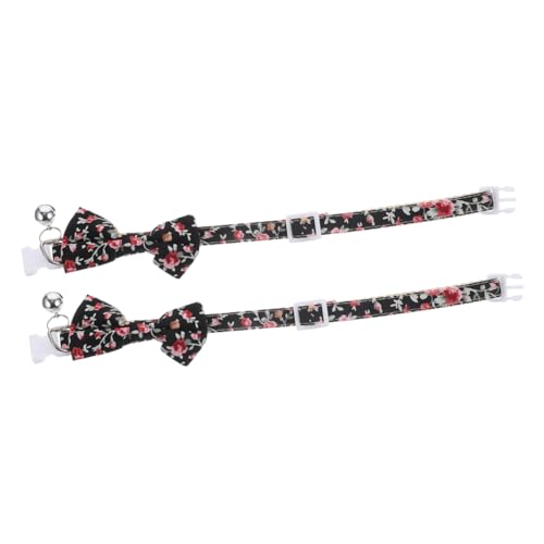 Yardwe Schickes Katzenhalsband Mit Fliege Und Glocke Verstellbar Für Haustiere Kätzchen Modisches Accessoire Yardwe Schickes Katzenhalsband Mit Fliege Und Glocke Verstellbar Für Haustiere Kätzchen Modisches Accessoire von Yardwe