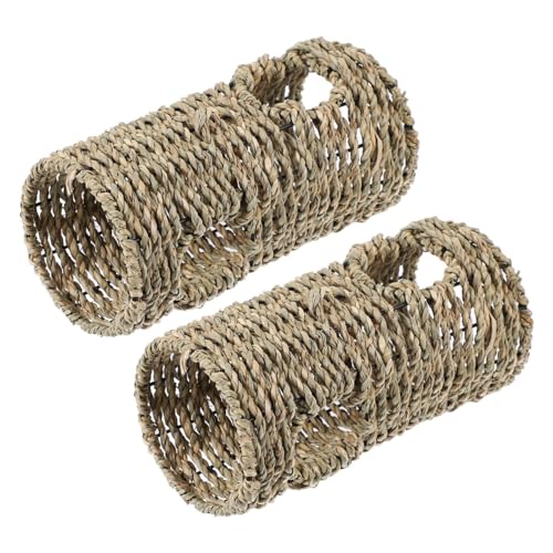 Yardwe 2stücke Chinchillas Versteck Tunnel Aus Stroh Für Hamster Mäuse Frettchen Kleintier-aktivitätsspielzeug Hamstertunnel Für Kleine Haustiere Yardwe 2stücke Chinchillas Versteck Tunnel Aus Stroh Für Hamster Mäuse Frettchen Kleintier-aktivitätsspielzeug Hamstertunnel Für Kleine Haustiere von Yardwe
