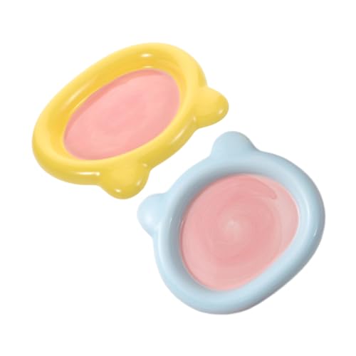 Yardwe 2 Stück Niedliche Cartoon Wasserschalen für Kätzchen und Kleine Hunde rutschfeste Futter und Wasserschalen für Drinnen Yardwe 2 Stück Niedliche Cartoon Wasserschalen für Kätzchen und Kleine Hunde rutschfeste Futter und Wasserschalen für Drinnen von Yardwe