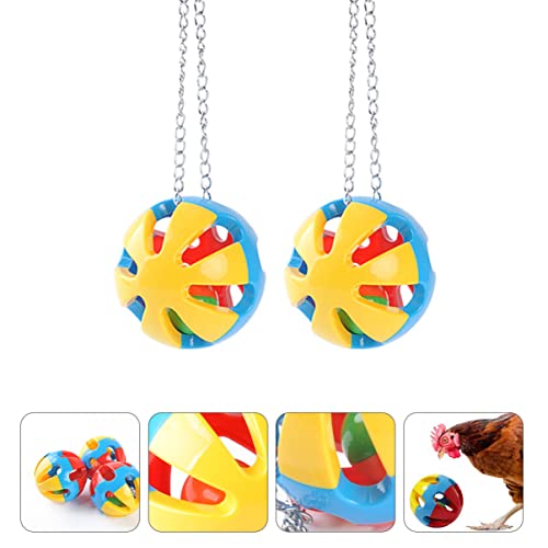 Yardwe 2 Stück Papagei Vogel Bird Toys papageienspielzeug Spielzeugball Vogelspielzeug Glocke Vogelfutterhaus für Käfig Papageienballspielzeug dreifarbiges Ballspielzeug Plastik Yardwe 2 Stück Papagei Vogel Bird Toys papageienspielzeug Spielzeugball Vogelspielzeug Glocke Vogelfutterhaus für Käfig Papageienballspielzeug dreifarbiges Ballspielzeug Plastik von Yardwe