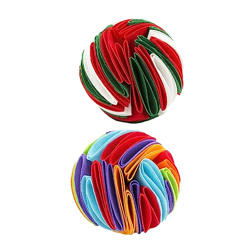 Yardwe 2 Stück Riechkolben Futterspender Hundespielzeug Quietscht Kauspielzeug Für Welpen Puzzle- Für Hunde Schnuppern Selber Machen Welpenspielzeug Ball Schnüffeln Filzstoff Yardwe 2 Stück Riechkolben Futterspender Hundespielzeug Quietscht Kauspielzeug Für Welpen Puzzle- Für Hunde Schnuppern Selber Machen Welpenspielzeug Ball Schnüffeln Filzstoff von Yardwe