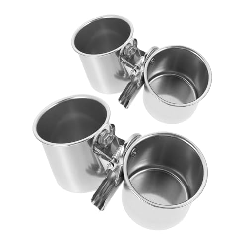 Yardwe 2 Stück Teiliges Vogelfutternapf mit Klammer Multifunktionaler Futterhalter für Käfige Geeignet für Papageien Wellensittiche und Kleine Haustiere Praktische Futter und Wasserschale Yardwe 2 Stück Teiliges Vogelfutternapf mit Klammer Multifunktionaler Futterhalter für Käfige Geeignet für Papageien Wellensittiche und Kleine Haustiere Praktische Futter und Wasserschale von Yardwe