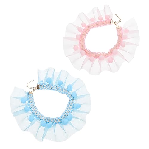 Yardwe 2 Stück Verstellbares Katzenhalsband mit Design Süßes Katzenhalsband für Kleine und Katzen für Partys Geburtstage und Tägliches Yardwe 2 Stück Verstellbares Katzenhalsband mit Design Süßes Katzenhalsband für Kleine und Katzen für Partys Geburtstage und Tägliches von Yardwe