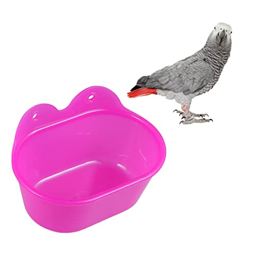 Yardwe Vogelbadewanne Für Papageien 2-teiliges Set Und Sicher Für Vögel Kreatives Design Vogelduschbecken von Yardwe
