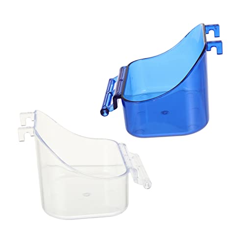Yardwe Papagei Feeder Wasser Schüssel Hamster Becken Pet Fütterung Container Vogel Käfig Zubehör Vogel Gesundheit Pflege Kit von Yardwe