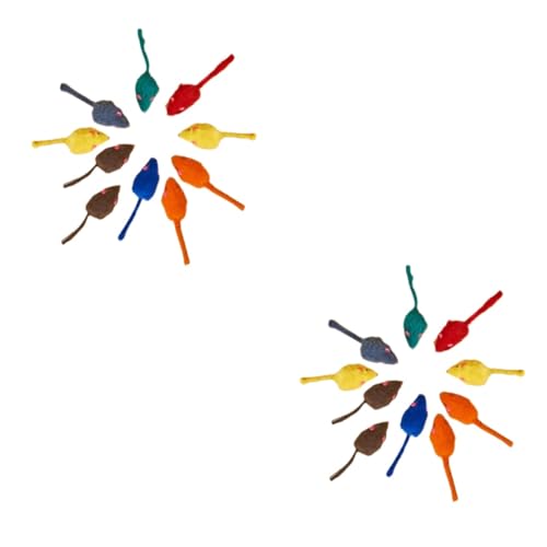 Yardwe 2 Sets Interaktive Mini- -spielzeugpackung Helle Falsche Mäuse Spielzeug Für Katzen Haustierspielzeug Begünstigt Bissfestigkeit 10 Stück * 2 Yardwe 2 Sets Interaktive Mini- -spielzeugpackung Helle Falsche Mäuse Spielzeug Für Katzen Haustierspielzeug Begünstigt Bissfestigkeit 10 Stück * 2 von Yardwe