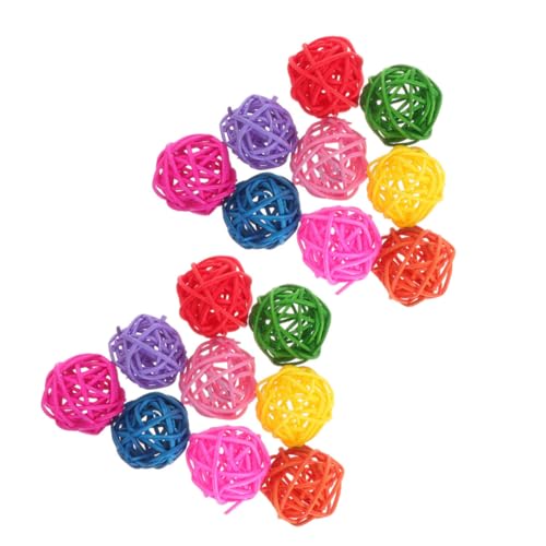 Yardwe 20 Stück Hasen-Spielzeug Vogelspielzeug Meerschweinchen-Spielzeug Hamster Vogel Kauen Rattanbälle Hasenzahn-Kauspielzeug Hasen-Spielzeugbälle Kleintier-Kauball Yardwe 20 Stück Hasen-Spielzeug Vogelspielzeug Meerschweinchen-Spielzeug Hamster Vogel Kauen Rattanbälle Hasenzahn-Kauspielzeug Hasen-Spielzeugbälle Kleintier-Kauball von Yardwe