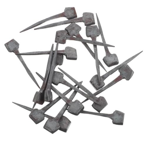 Yardwe 20 Stück Metallnägel für Hufpflege Hochwertige Hufreparatur und Schutzaccessoires für Reiten Training und von Yardwe