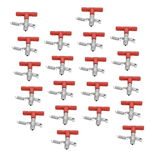 Yardwe 20 Stücke Kaninchen Wasser Brunnen Kaninchen Wasserspender Geflügel Tränke Auto Feeder Gänsetränke Automatische Kaninchen Tränke Kaninchen Käfig Trinker Kaninchen Frühling Trinker von Yardwe