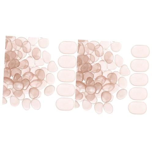 Yardwe 2 Sets Aquarium-kieselsteine ​​für Tropische Fische Schildkrötenbecken Dekorativer Kies Glatte Kanten Für Süßwasser 100 Stück X 2 von Yardwe