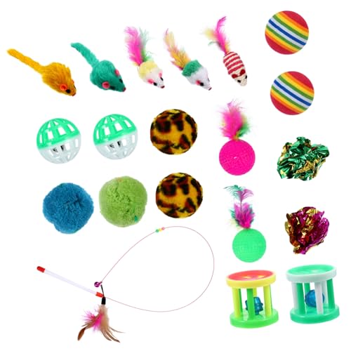 Yardwe 20st Haustier-weihnachtsset Spielzeug Zum Necken Von Katzen Haustier Spielzeug Katze Übung Spielzeug Spielzeugbälle Für Katzen Haustierspielzeug Hantel Katzenspielzeugball Plastik Yardwe 20st Haustier-weihnachtsset Spielzeug Zum Necken Von Katzen Haustier Spielzeug Katze Übung Spielzeug Spielzeugbälle Für Katzen Haustierspielzeug Hantel Katzenspielzeugball Plastik von Yardwe