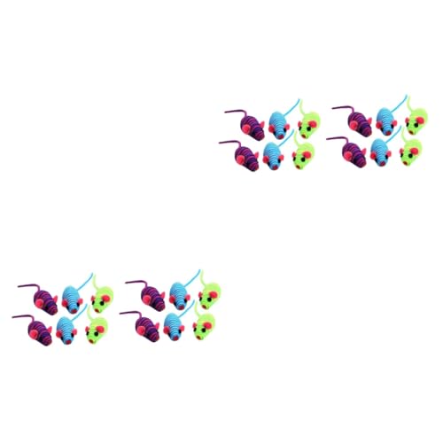 Yardwe 2 Sets Elastisches Katzenspielzeug Interaktives Schnurmaus-Spielzeug Lustiges Spielzeug Sicher Für Katzen Verhindert Kratzer Auf Möbeln 12 Stück X 2 Yardwe 2 Sets Elastisches Katzenspielzeug Interaktives Schnurmaus-Spielzeug Lustiges Spielzeug Sicher Für Katzen Verhindert Kratzer Auf Möbeln 12 Stück X 2 von Yardwe