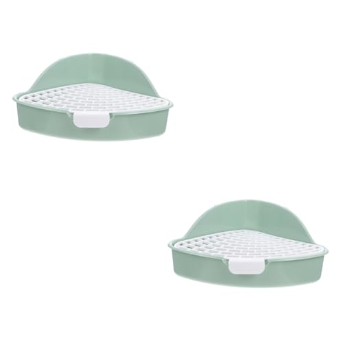 Yardwe 2Er-Box Kaninchentoilette Bodenschale für Hamsterkäfige Hamstertoilette Wurf Hamster klo kaninchenklo kaninchenkäfig unterputzdose Hasen-Töpfchentrainer Meerschweinchen-Toilette pp Yardwe 2Er-Box Kaninchentoilette Bodenschale für Hamsterkäfige Hamstertoilette Wurf Hamster klo kaninchenklo kaninchenkäfig unterputzdose Hasen-Töpfchentrainer Meerschweinchen-Toilette pp von Yardwe