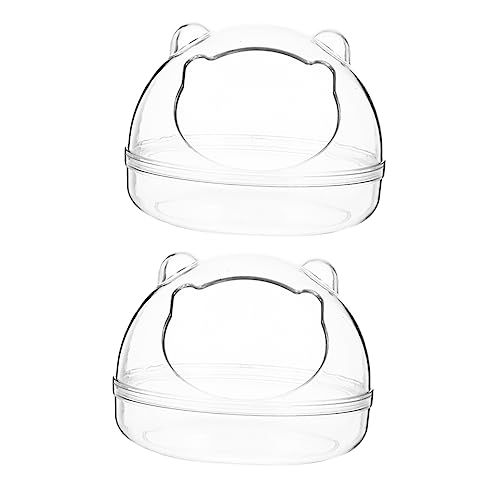 Yardwe 2 Stücke Hamster Katzentoilette Haustier Produkt für Toilettentraining Hamster Badewanne Sandbad Becken Yardwe 2 Stücke Hamster Katzentoilette Haustier Produkt für Toilettentraining Hamster Badewanne Sandbad Becken von Yardwe