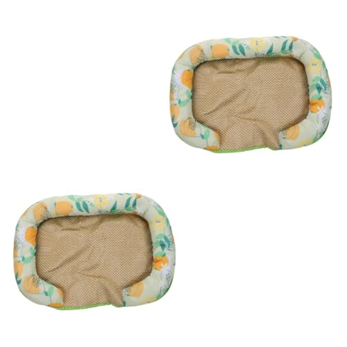 Yardwe 2St Katzenbettmatte Haustierbett aus Rattan gemütliches hundebett katzenbettchen katzenkissen Kätzchen Bodenschlafmatten Sommer schlafmatte Katzen-Sommernest 320D Oxford-Stoff Yardwe 2St Katzenbettmatte Haustierbett aus Rattan gemütliches hundebett katzenbettchen katzenkissen Kätzchen Bodenschlafmatten Sommer schlafmatte Katzen-Sommernest 320D Oxford-Stoff von Yardwe