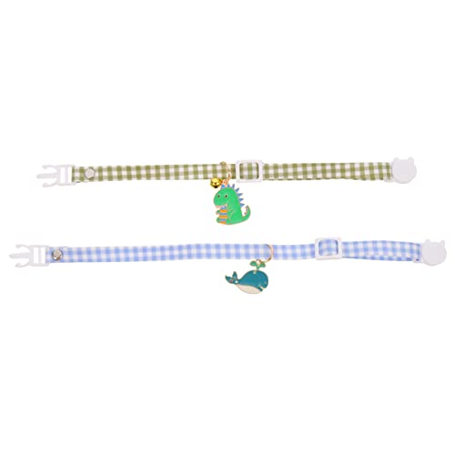 Yardwe Katzenhalsband Mit Speziellem Druckmuster 2 Stück Kätzchenhalsband Dekoratives Haustierhalsband Sichere Bequeme Passform Yardwe Katzenhalsband Mit Speziellem Druckmuster 2 Stück Kätzchenhalsband Dekoratives Haustierhalsband Sichere Bequeme Passform von Yardwe