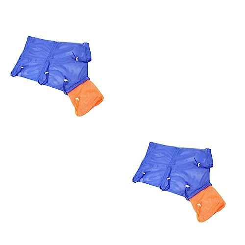 Yardwe 2 Stück Tragetasche Für Hunde Und Katzen Polyester Katzenbadetasche Für Die Fellpflege Nagelschneiden Einfaches An- Und Ausziehen Orange von Yardwe