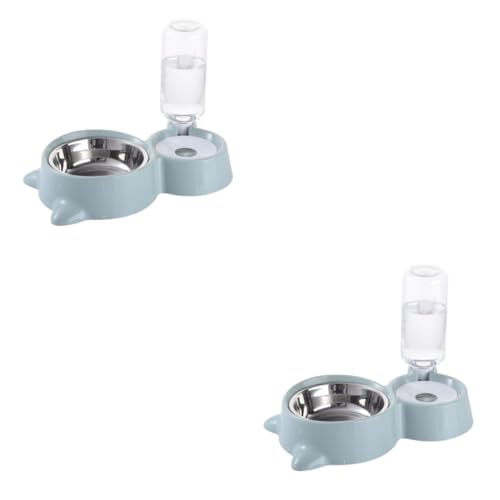 Yardwe 2 Stücke Doppelnapf-futternapf-wasserspender Haustiernapf-Set Automatische Haustierfütterung Heimtierbedarf Katzenfutternapf Hundefutternapf Yardwe 2 Stücke Doppelnapf-futternapf-wasserspender Haustiernapf-Set Automatische Haustierfütterung Heimtierbedarf Katzenfutternapf Hundefutternapf von Yardwe