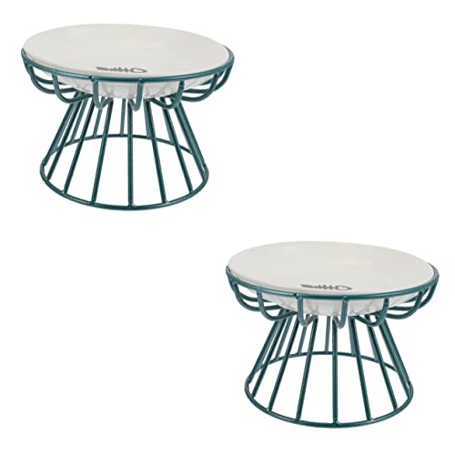 Yardwe 2 Stücke Erhöhten Katze Schüssel Stehen Pet Feeder Mit Keramik Schüssel Für Kätzchen Und Welpen Yardwe 2 Stücke Erhöhten Katze Schüssel Stehen Pet Feeder Mit Keramik Schüssel Für Kätzchen Und Welpen von Yardwe