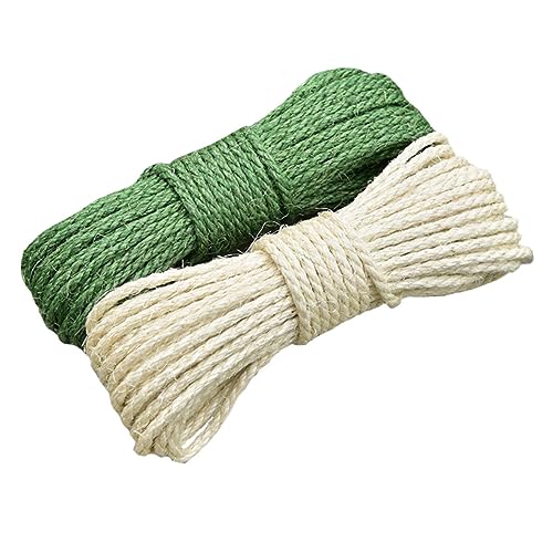 Yardwe 2St Sisalseil Seil für Katzenkratzbaum Katzenkratzer Katzen-Kratzunterlage katzenkratzmatte kratzmatte für Katzen Katzenkratzseil zum Selbermachen Katzengreif-Hanfseil Green Yardwe 2St Sisalseil Seil für Katzenkratzbaum Katzenkratzer Katzen-Kratzunterlage katzenkratzmatte kratzmatte für Katzen Katzenkratzseil zum Selbermachen Katzengreif-Hanfseil Green von Yardwe