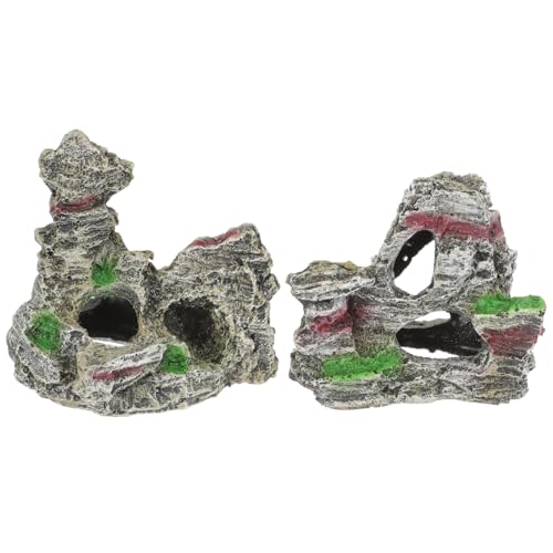 Yardwe 2St -Steine shöne bescherung miniröckchen Wasserlandschaft Aquarium Dekoration Aquarium Zubehör automatisch Luft Höhle Aquariumdekorationen große Aquariendekorationen Harz Yardwe 2St -Steine shöne bescherung miniröckchen Wasserlandschaft Aquarium Dekoration Aquarium Zubehör automatisch Luft Höhle Aquariumdekorationen große Aquariendekorationen Harz von Yardwe