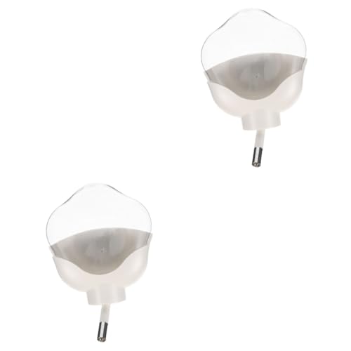 Yardwe 2St Wasserflasche für Hamster Trinkflasche für Hamster Wasserspender für Kaninchen Hamster wasserspender Hamster trinkflasche Wasserkessel meerschweinchen wasserflasche pp Weiß von Yardwe