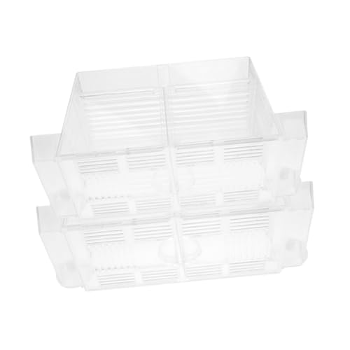 Yardwe Fisch Zucht Kasten Aquarium Brüterei für Garnelen Fische Trennwand Saugnapfbefestigt für Zierfische und Jungfische 2 Stück Yardwe Fisch Zucht Kasten Aquarium Brüterei für Garnelen Fische Trennwand Saugnapfbefestigt für Zierfische und Jungfische 2 Stück von Yardwe