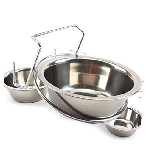 Yardwe 2Stücke Hängender Edelstahlnapf Für Haustiere Praktische Futter Und Wasserschüssel Für Katzen Langlebig Zu Reinigen Für Käfige Und Reisen Yardwe 2Stücke Hängender Edelstahlnapf Für Haustiere Praktische Futter Und Wasserschüssel Für Katzen Langlebig Zu Reinigen Für Käfige Und Reisen von Yardwe