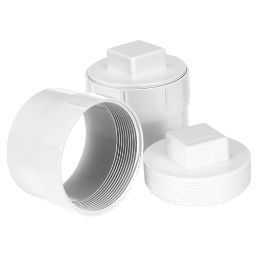 Yardwe 2stücke PVC-rohrkappe Kanalreinigungsabdeckung Für Außenbereich Reparaturteile Runde Rohrabdeckung Reinigungskappe Yardwe 2stücke PVC-rohrkappe Kanalreinigungsabdeckung Für Außenbereich Reparaturteile Runde Rohrabdeckung Reinigungskappe von Yardwe