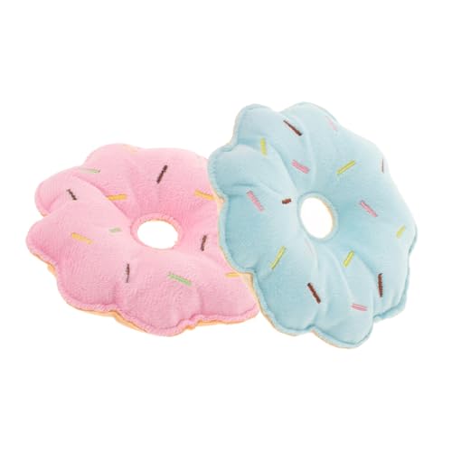 Yardwe 2Stücke Plüsch Hunde Kauspielzeug im Donut Design Interaktives für Hunde und Katzen Sicheres Zahnpflege für Stundenlangen Spielspaß Yardwe 2Stücke Plüsch Hunde Kauspielzeug im Donut Design Interaktives für Hunde und Katzen Sicheres Zahnpflege für Stundenlangen Spielspaß von Yardwe