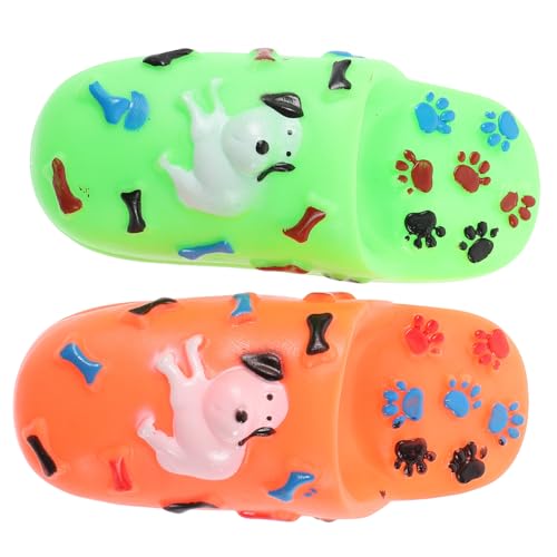 Yardwe 2Stücke Teiliges Kauspielzeug Für Gummispielzeug Slipper Form Mit Geräuschfunktion Und Zahnreinigend Für Welpen Und Kleine Zufällige Yardwe 2Stücke Teiliges Kauspielzeug Für Gummispielzeug Slipper Form Mit Geräuschfunktion Und Zahnreinigend Für Welpen Und Kleine Zufällige von Yardwe