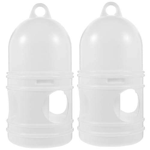 Yardwe Küken-Futter- Und Wasserspender-Set Vogel-trinkwerkzeug Vogel-Wasser-futterspender-Set Vogel-futternapf Für Tauben Papageien Vögel von Yardwe