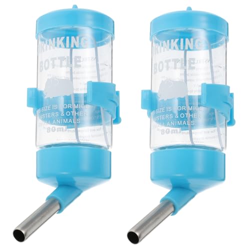 Yardwe 2stücke Automatischer Wassertrinkspender Für Hamster Und Kaninchen Auslaufsichere Trinkflasche Mit Fassungsvermögen Umweltfreundliches Material Für Haustierhaltung von Yardwe